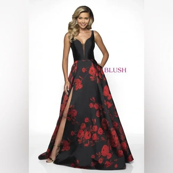 Blush Grad Dress - Picture 1 of 3